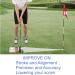 Professional Portable Golf Putting Mirror with Towel - Improve Your Putting Skills with this Golf Training Aid - Buy Online on GoSupps.com