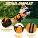 Dog Chimney Reflective Life Jacket | Adjustable Dog Lifeguard Vest | Pet Floating Swimming Jacket with Rescue Handle | Summer Pool & Boating Swimwear (M) - Buy Online on GoSupps.com