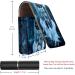 Travel Lipstick Organizer Case | Portable Makeup Bag with Mirror | Forest White Feather Dream Catcher | International Shipping Available - Buy Online on GoSupps.com