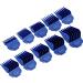 for Andis Magnetic Clipper Guards KAYNWAY Professional Upgrade Magnetic Clippers Guards Comb Guides Set for Andis Master Clipper 10PCS (Blue)