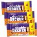 3 x Double Decker Chocolate 1.50 PMP Bar 4 Pack Multipack 149.2g Delicious Tasty And Twisty