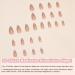 Buy Oval Short Artificial French Press On Nails - Silver Short Square Soft Gel Nail Tips | Mrcuvaryas | Full Cover - Buy Online on GoSupps.com