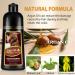 3-in-1 Hair Dye Shampoo Light Brown | Argan Oil Color for Gray Hair | Instant & Natural Hair Dye Kit for Men & Women Long-Lasting Results - Buy Online on GoSupps.com
