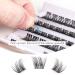 Lanciley Cluster Lashes 50Pcs DIY Lash Extension Kit - Butterfly Style Black | 10/12/14/15/16mm - Buy Online on GoSupps.com
