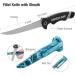 Mossy Oak 4pc Fishing Tool Kit - Pistol Grip Pliers, Fillet Knife, Gripper, Line Snip, Retractor w/ Lanyard - Buy Online on GoSupps.com