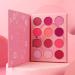 DE'LANCI Pink Purple Eyeshadow Palette Makeup 12 Colors Pigmented Matte Shimmer Cute Eye Shadow Tone Small Bright Peach Red Violet Eyeshadow Pallet Long Lasting Shades For Girl Women Summer Travel - Buy Online on GoSupps.com