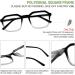 Shop Stylish Women's Square Reading Glasses - Lightweight Readers 1.0 to 6.0 - Black/Clear Options Available - Buy Online on GoSupps.com
