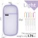 EASTHILL Grid Mesh Pencil Case & Cosmetics Bag - Purple | Multi-Purpose Travel & School Organizer for Teens & Adults - Buy Online on GoSupps.com