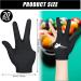 20 Pcs Billiard Pool Gloves - Three Finger Cue Sports Gloves for Men and Women - Left and Right Hand Universal Fit - Black - Buy Online on GoSupps.com