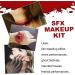 Professional SFX Makeup Kit for Scary Face & Fake Wound Effects - Perfect for Art, Theater, Halloween, Parties, and Cosplay - Buy Online on GoSupps.com
