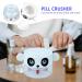 Pink Pill Crusher and Grinder Set - Professional Pill Pulverizer for Elderly, Children, Pets - 2 Pcs Tablet Crusher for Pills and Vitamins - Buy Online on GoSupps.com