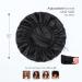 Shop Luxury Silk Bonnet & Satin Sleeping Cap for Women - Adjustable Double Layer | Black - Buy Online on GoSupps.com