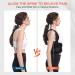 Adjustable Breathable Back Brace Posture Corrector for Women Men - Improve Poor Posture & Support Upper/Lower Back (L) - Buy Online on GoSupps.com