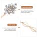 ifundom 16 Pairs rhinestone hair clip bobby pin Hairpin for Women rhinestone hairpins rhinestone barrette hair styling jewelry hair clamps barrettes round rhinestones bride zinc alloy - Buy Online on GoSupps.com