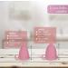 Buy 2 Avaloona Menstrual Cups - Made in Germany Fairtrade Organic Cotton Bags - Hygienic Sustainable Anti-Allergen & Vegan - Double Pack (Large Pink) - Buy Online on GoSupps.com