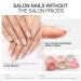 AILLSA Press On Nails Short - Glue On Fake Nails 37-Piece Set - Jade White - Buy Online on GoSupps.com