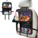 Chwnibay Autositz Organizer backrest protection car children car organizer children with 12 inch iPad tablet bag waterproof oxford fabric back seat organizer children with folding table black