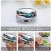 Pill Box Winter Mountains - 2 Compartment Decorative Metal Organizer for Travel | Portable Snow Scene Medicine Case - Buy Online on GoSupps.com