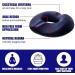 Bed Sore Cushions for Butt Donut Pillow for Bed Sores Premium Memory Foam Washable Tailbone Pillow for Office Car Wheelchair School Blue - Buy Online on GoSupps.com