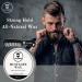 Viking Mustache Wax & Comb Kit - Strong Hold Natural Beeswax for Men | Tame & Style Mustaches & Beards (2 oz) | Unparroted Fragrance (2 Pack) - Buy Online on GoSupps.com