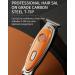 Buy Retro Men's Hair Clippers - Electric Fine-Tuning Haircut & Shaving Tool (Orange) for Home Use - International Shipping Available - Buy Online on GoSupps.com