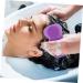 Collbath Silicone Shampoo Brush - Scalp Massage Brush for Easy Hair Wash - 11.5x6cm Purple - Best Bath Washers for Ultimate Scalp Care - Buy Online on GoSupps.com