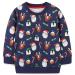 Boys Sweatshirt for Kids Dinosaur Jumper Cotton Casual Top Long Sleeve Pullover T-Shirt Toddler Girls Shirts Baby Clothes 1-8 Years 3-4 Years Christmas Santa Claus