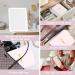 WEILY W137 Folding Travel Mirror | 72 LED Lights | Portable Vanity Mirror | 3 Light Modes | Touch Screen Dimming | USB Rechargeable | Gift for Women | Pink - Buy Online on GoSupps.com