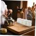 Zerodeko Seasoning Jar 1 Set Combination Seasoning Box Simple Spoon Cover Kitchen Pots 31.5x8.5cm White - Buy Online on GoSupps.com