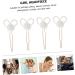 Angoily 2 Pairs Antique Hair Clasp Pearl Hair Clip Wedding Hairpin Bride Headpieces for Wedding Girl Hair Clips Flower Hair Clip Hair Accessories for Girls Hanfu Hairball Pair Clip Child - Buy Online on GoSupps.com