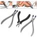 Buy 3x Glasses Tongs - Non-Slip Borderless Glasses Pliers & Repair Tools Set for Easy Glasses Adjustment & Repair - Buy Online on GoSupps.com