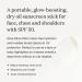 Supergoop! Glow Stick 0.70 oz - SPF 50 Dry Oil Sunscreen Stick for Face & Body - Travel-Friendly Hydration & Brightening Formula - Buy Online on GoSupps.com