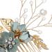 Minkissy Pearl Crystal Wedding Hair Comb - Green Bridal Hair Accessories - Buy Online on GoSupps.com