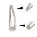 Luxshiny Rhinestone Snap Hair Clips - 2 Pack Glitter BB Hair Accessories for Sparkling Style - Buy Online on GoSupps.com