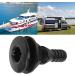 3/4 ABS Plastic Boat Thru Hull Fitting - Black Drain Outlet Coupling - Buy Online on GoSupps.com