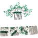 Mikinona Green Branches and Leaves Hair Comb Leaf Comb Hairpin Wedding Comb Hairpin Wedding Crystal Hair Decor Wedding Headdress Crystal Leaf Headdress Crystal Comb Hairpin Leaf Hair Comb - Buy Online on GoSupps.com