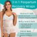 Funcy Postpartum Belly Band 3 in 1 - Csection & Pregnancy Support Recovery Wrap for Women | One Size Beige - Comfortable Abdominal Binder & Compression Belt - Buy Online on GoSupps.com