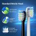 Juivin Silent Sonic Electric Toothbrush for Adults - 15 Cleaning Modes, Smart Timer, 6 Brush Heads - Rechargeable & Long-Lasting - Travel Case Included (Black) - Buy Online on GoSupps.com
