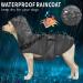 Waterproof Dog Coat with Hood & Dishes for Small to Medium Dogs | Reflective Windproof Rain Jacket - Mosucoirl - Buy Online on GoSupps.com