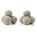 8 Pack Dark Wool Dryer Balls Wool Dryer Balls Reusable Natural Fabric Softener Organic Dryer Sheets for Laundry Cut Energy Costs