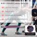 Jedebar Non-Slip Fabric Booty Bands - Pink Medium Resistance (3 Levels) for Glutes, Hips, Legs - Ideal for Yoga, Pilates, Exercise & Physiotherapy - Buy Online on GoSupps.com