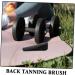 SAFIGLE Applicateur de Lotion pour Dos Brosse Autobronzante Masseur de Dos Portatif ponge de Bain avec Manche Applicateur Noir - Buy Online on GoSupps.com