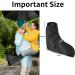 Waterproof Overshoes for Bicycles | Rain Protection Shoes for Cycling & Travel - Black - Buy Online on GoSupps.com