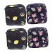 SEWOART 4pcs Sanitary Napkin Storage Bag Womens Pads Travel Organizer Bags Canvas Wallet Tampons Collect Bags Sanitary Napkins Pad Bags for Period for Travel Menstrual Pad Pouches