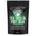 Tea Tree Oil Foot Soak with Epsom Salt - Athletes Foot, Detox Foot Bath Soak for Foot Odor and Soothing Soreness