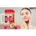 BRUBAKER Cosmetics Bath and Care Set - Cranberry in Wooden Cabinet | Luxury Spa Gift for Home Use - Buy Online on GoSupps.com