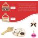 BigOtters 38PCS Mini Gold Plated Enamel Charm Set - Women Makeup Fashion Charms Pendant with Golden Ear Hooks for Jewelry Making - Buy Online on GoSupps.com