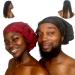 TTAT Extra Large Waterproof Shower Cap for Braids, Dreadlocks, Afro Hair - Adjustable, Washable, Reusable - Ideal for Home, Spa, Salon - Maroon - Buy Online on GoSupps.com