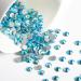 Beadsland 288 Piece Flat Back Rhinestones - Aquamarine SS30 Nail Crystals for Nail Art (6.4-6.6mm) - Buy Online on GoSupps.com