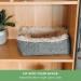 PetFelix Self Warming Cat Mat Bed - Machine Washable, Non-Skid, Indoor/Outdoor Cat Carrier Pad - Warm Thermal Pet Pad for Cold Weather - Beige - Buy Online on GoSupps.com
